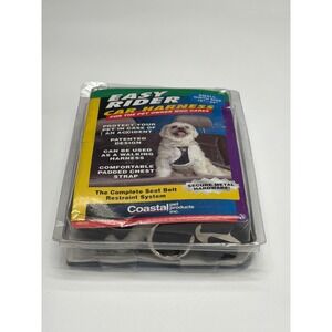 Coastal Pet Easy Rider Car Harness Small 16-24 Girth Black 6000 Dog Seat Belt